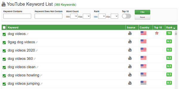 Keyword Tool Dominator Screenshot
